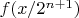 $f(x/2^{n+1})$