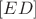 $[ED]$