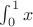 $\int_0^1x$ $\int_0^1x$
