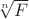 $ \sqrt [n] {F}$