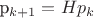 p_{k+1}=Hp_k