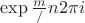 $\exp\frac m/n 2\pi i$