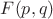 $F(p,q)$