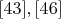 $\eqno[43],\eqno[46]$