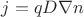 $j_{диф} = q D \nabla n$