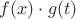 $f(x) \cdot g(t)$