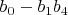 $b_0-b_1 b_4$
