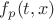$f_p(t,x)$