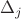 $\Delta_{j}$