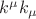 $k^\mu k_\mu$