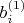 $b_i^{(1)}$