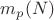 $m_p(N)$