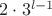 $2\cdot 3^{l-1}$