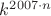 $k^{2007 \cdot n}$