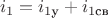 $$i_1=i_{1\text{у}}+i_{1\text{св}}$$