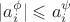 $| a^\phi_i | \leqslant a^\psi_i$