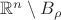 $\mathbb R^n\setminus B_{\rho}$