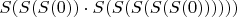 $S(S(S(0)) \cdot S(S(S(S(S(0))))))$