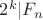 $2^k|F_n$