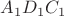 $ A_1D_1C_1 $