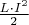 $\frac{L\cdot I^2}{2}$