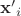$\mathbf{x'}_i$
