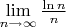 $\lim\limits_{n\to\infty}{\ln n\over n}$