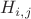$H_{i,j}$