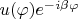 $u(\varphi)e^{-i\beta\varphi} $
