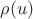 $\rho(u)$
