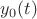 $y_0(t)$