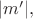 $|m'|,$
