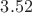 $3.52$