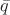 $\bar q$