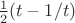 $\frac{1}{2}(t-1/t)$