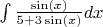$\int\frac{\sin(x)}{5+3\sin(x)}dx$