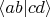 $\langle ab|cd\rangle$