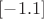 $[-1.1]$