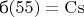 $\text{б}(55)=\mathrm{Cs}$