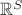 $\mathbb R^S$