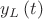 $y_{L}\left(t\right)$