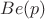 $Be(p)$