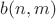 $b(n, m)$