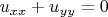 $u_{xx}+u_{yy}=0$