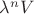 $\lambda^n V$