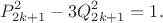 $$P_{2k+1}^{2} - 3Q_{2k+1}^{2}= 1.$$