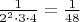 $\frac{1}{2^2\cdot 3\cdot 4}=\frac{1}{48}$