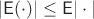 $|\mathsf E(\cdot)| \leq \mathsf E|\cdot|$