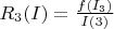 $R_3(I) = \frac{f(I_3)}{I(3)}$