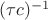 $(\tau c)^{-1}$